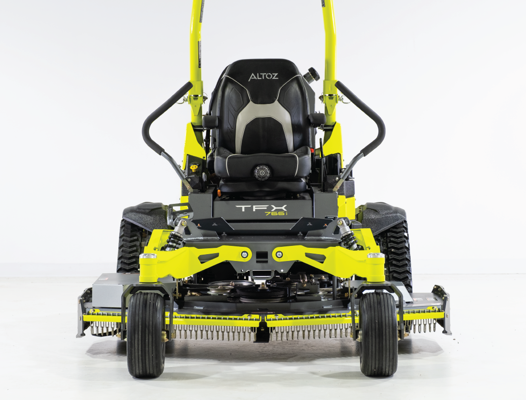 Altoz TFX Zero Turn Mower Review: Tri-Axis Suspension, Tracks